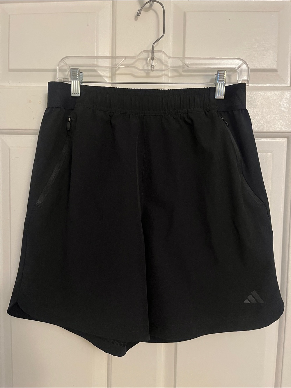 adidas Men’s Aeroready Athletic Shorts with Zip Pockets
